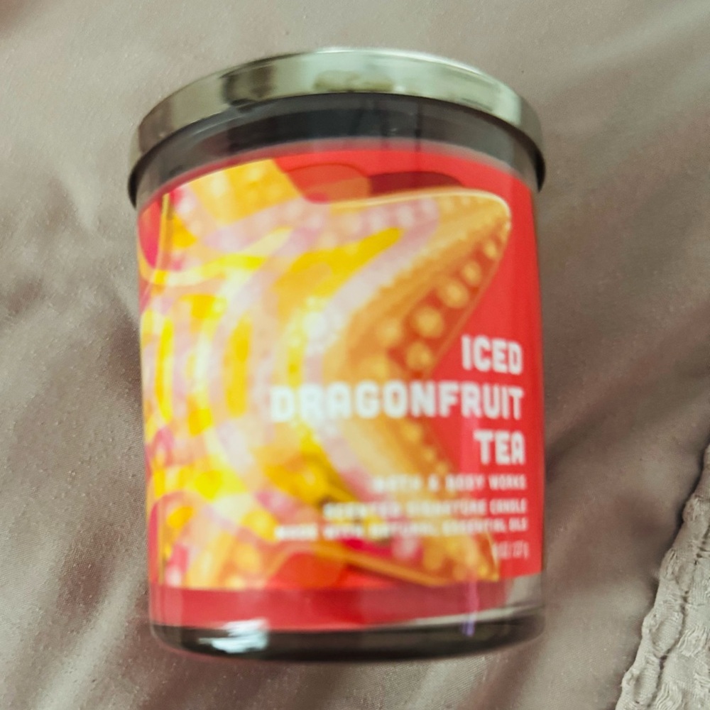 Bath & Body Works Red and Yellow Reptile Candle
